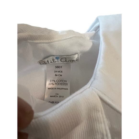 Petit Ami Baby Size 24 Months Christening Pintuck Coverall - Picture 6 of 9
